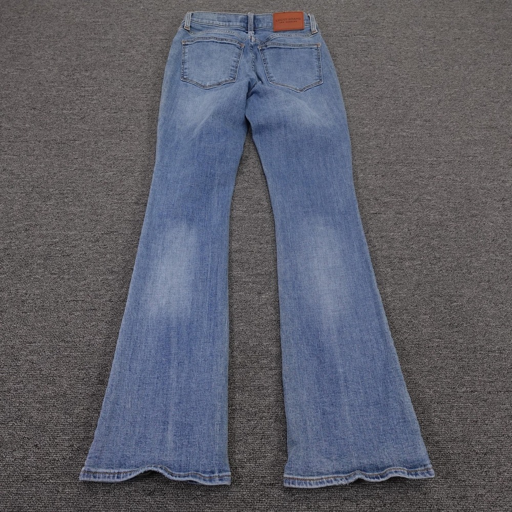 Lucky Brand Jeans Womens 4 27 Blue Medium Wash High Rise Boot Bianca 27x32 Denim - Picture 7 of 12